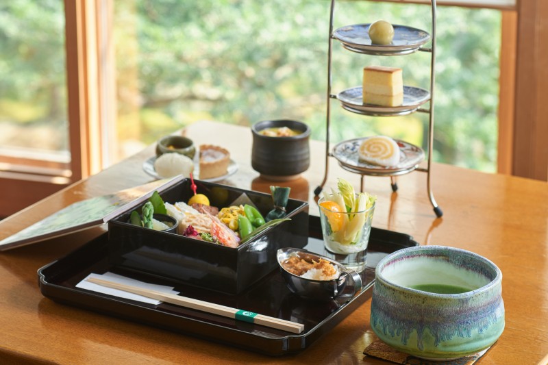 ◆翠嵐オリジナル抹茶付き◆ 漢方専門店「薬日本堂」監修「和のアフタヌーンティー」