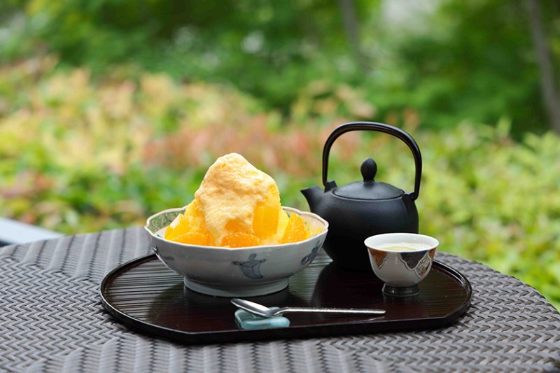 八翠のかき氷「抹茶」